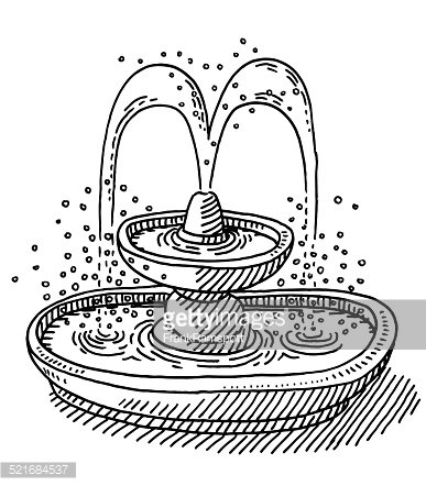 water fountain clipart