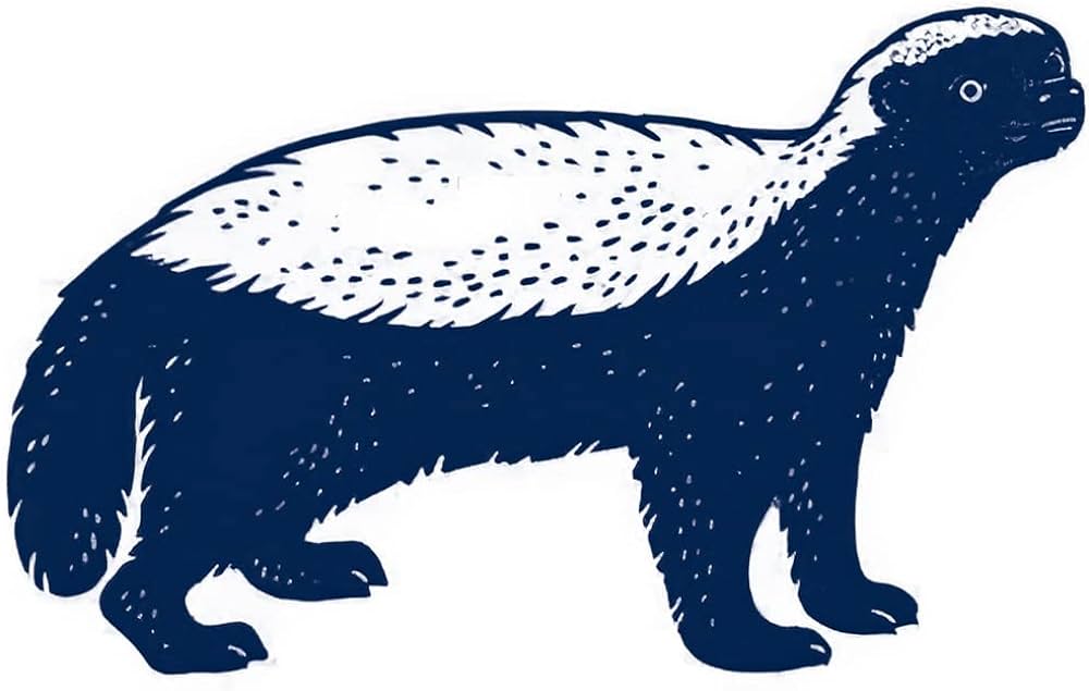 honey badger clipart