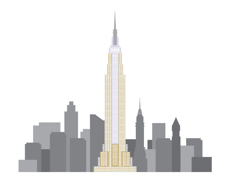 empire state building clipart