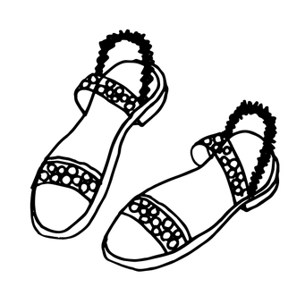 Flip Flop Sandals Clip Art at Clker.com - vector clip art online - Clip ...