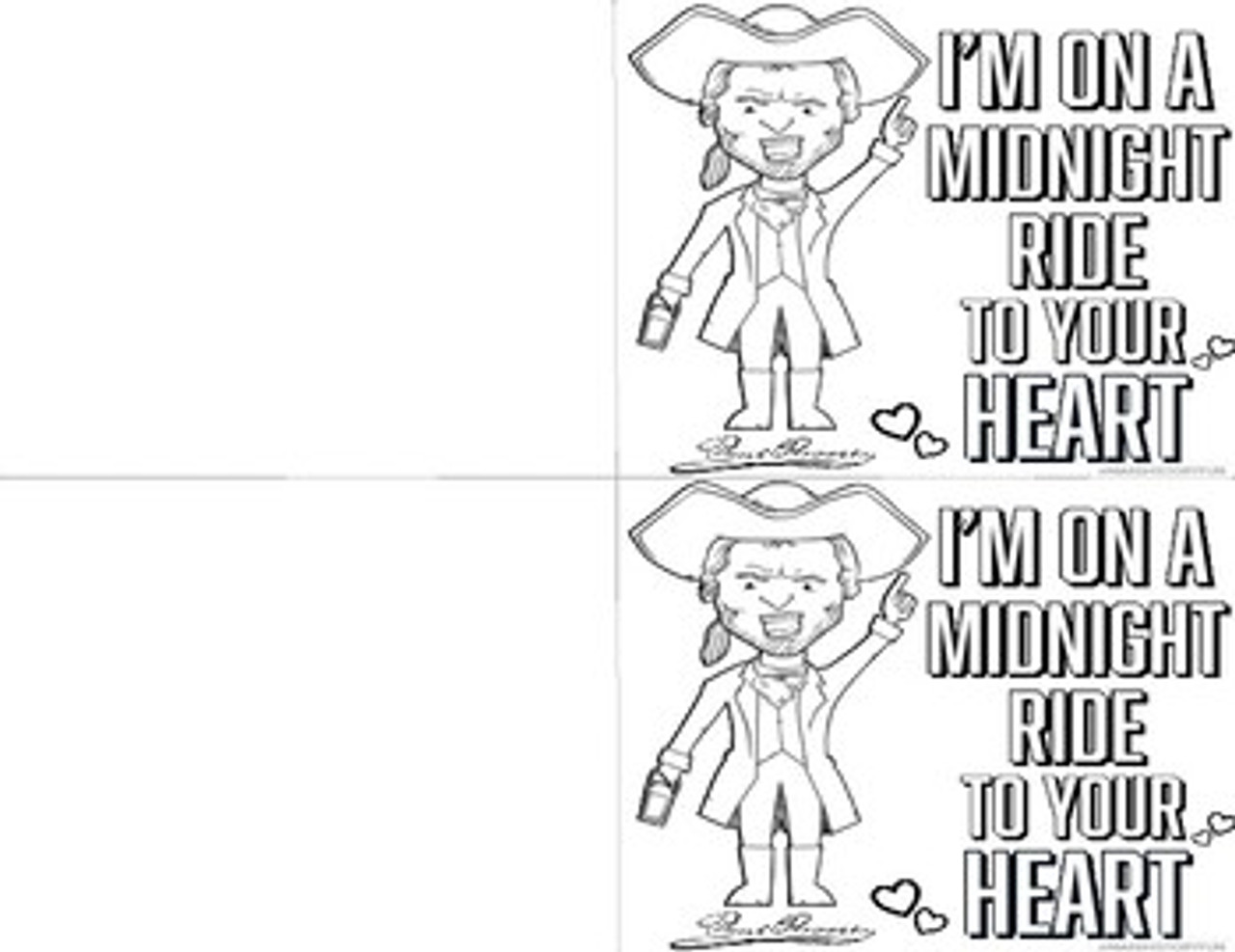 paul revere midnight ride clipart