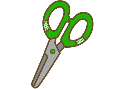 Clip Art: Scissors 1 Open Color I