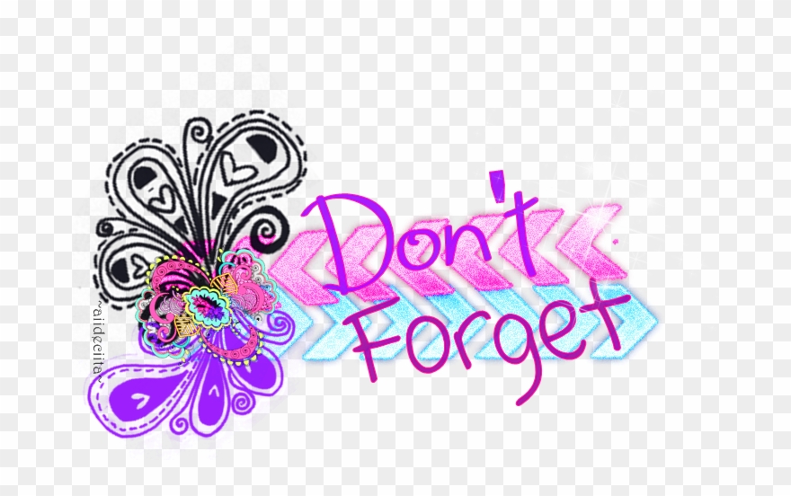 dont forget clipart