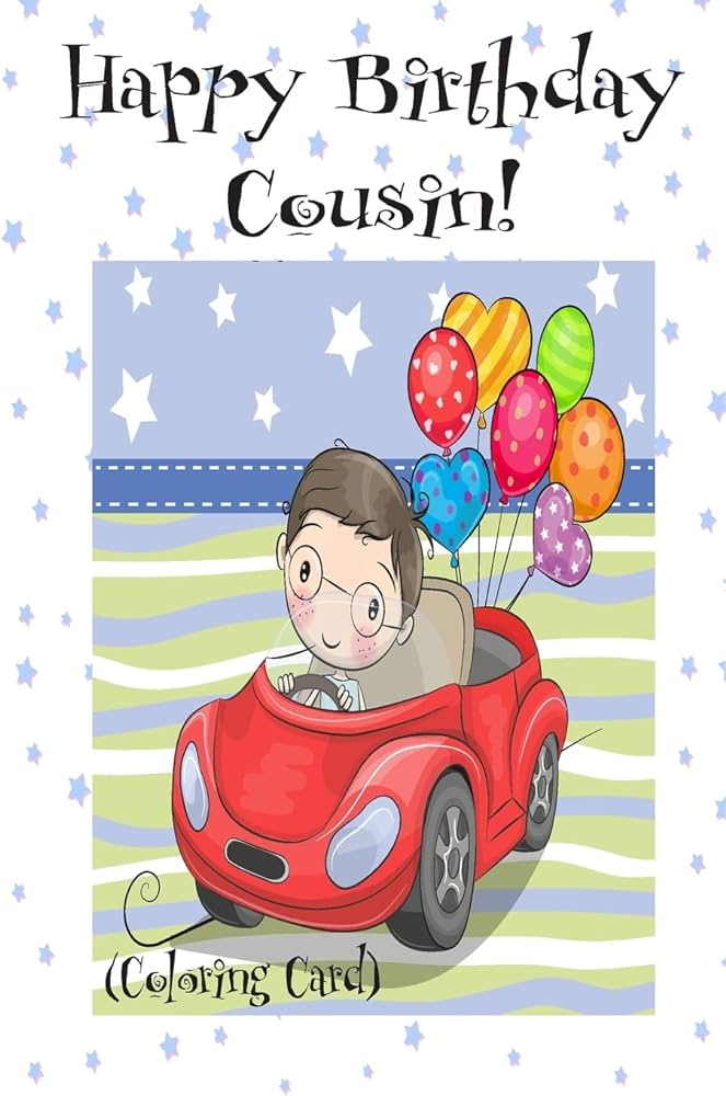 happy birthday cousin clipart