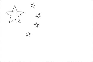 china flag clipart
