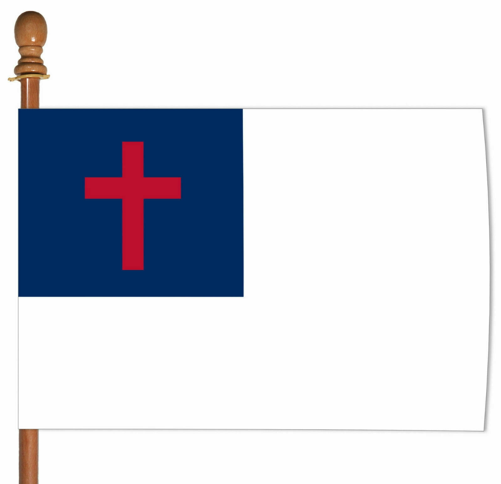 Christian Flag Gold Plated Enamel Diestruck Lapel Pin