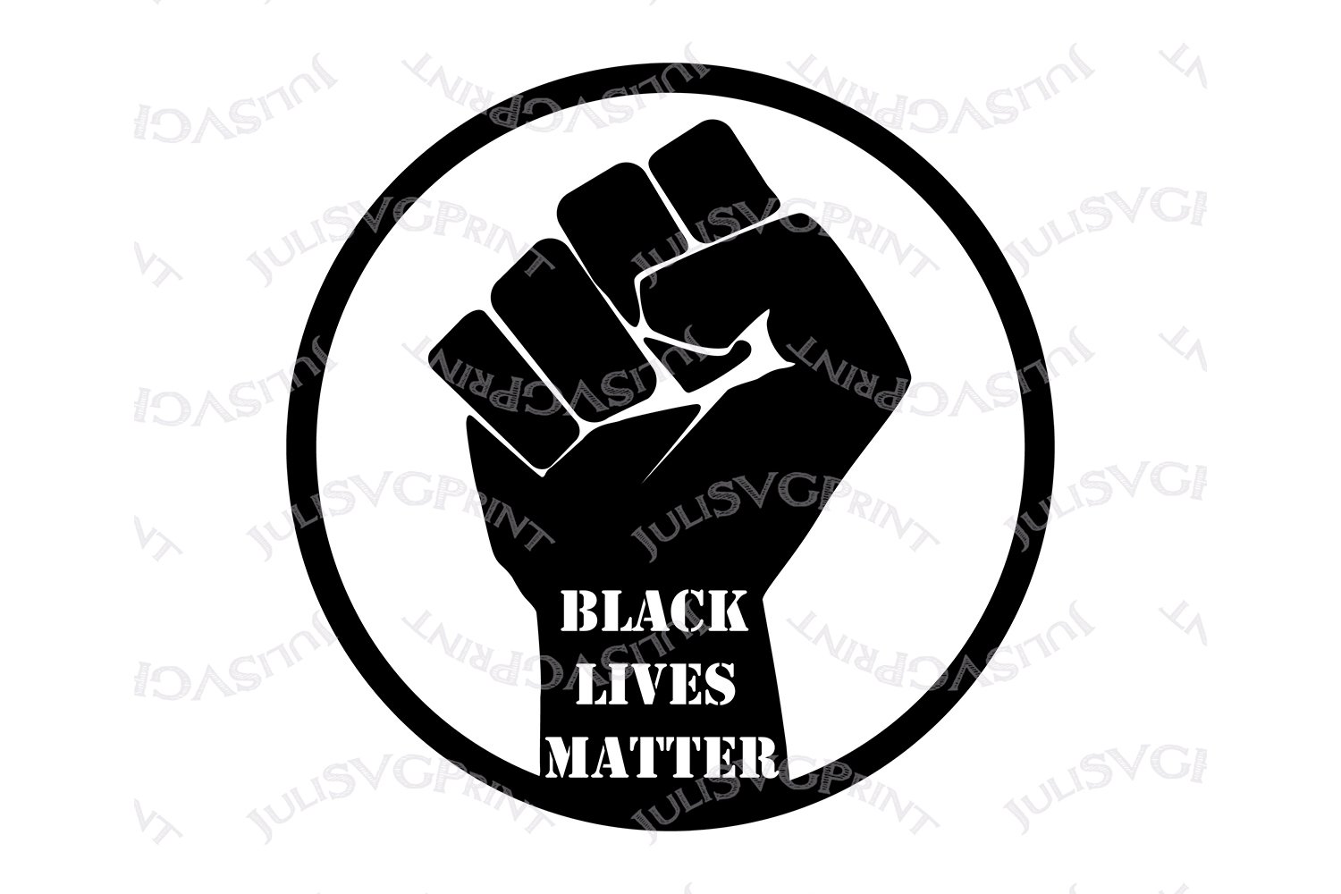 black fist clipart
