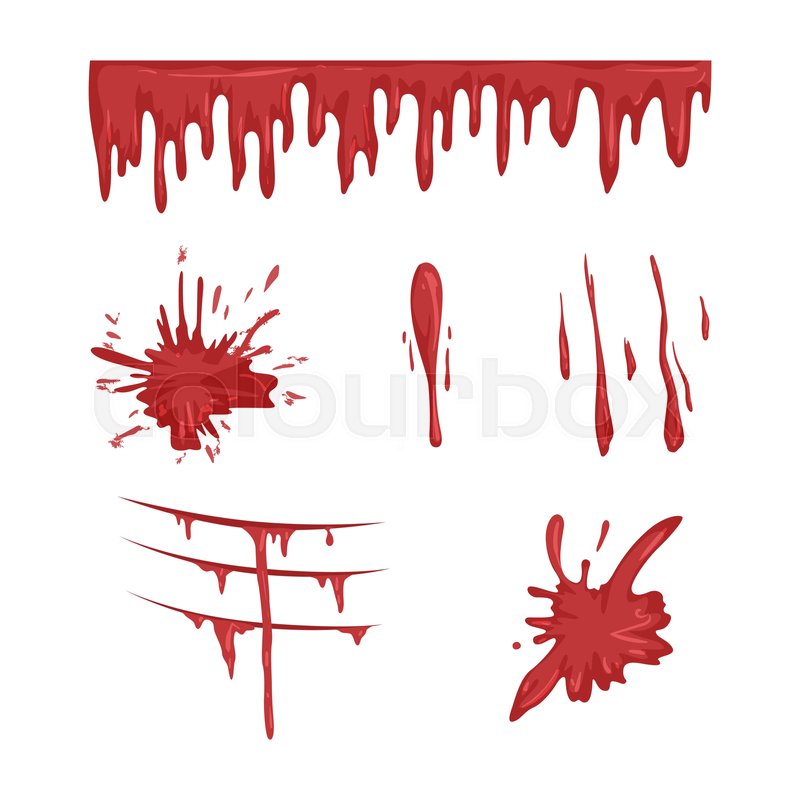 3 d vector blood clipart free