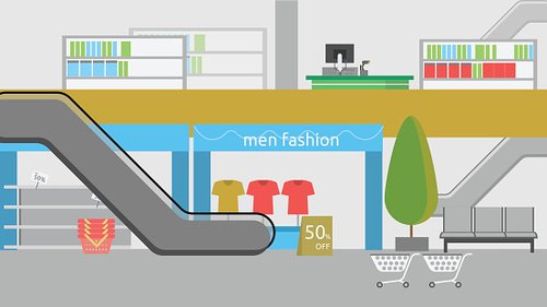 department store clipart