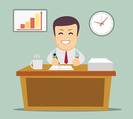 Woman Working Hard Clipart | Free Images at Clker.com - vector 