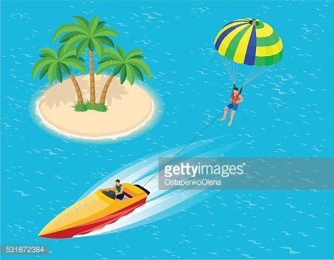12 Parasailing Clip Art Stock Photos, High-Res Pictures, and 