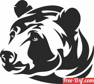 bear head clipart