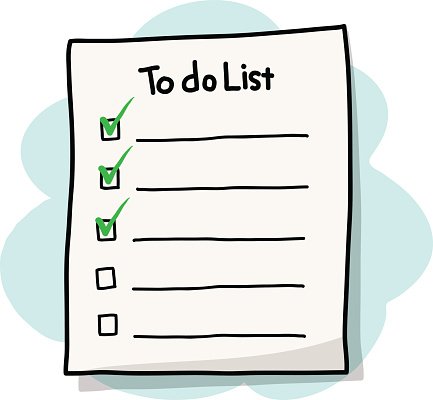 List On Clipboard With Green Checks Clip Art at Clker.com - vector