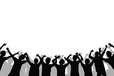 crowd clipart