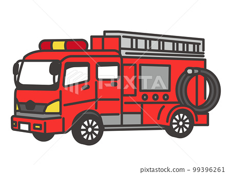 How to DRAW a FIRETRUCK Easy Step by Step