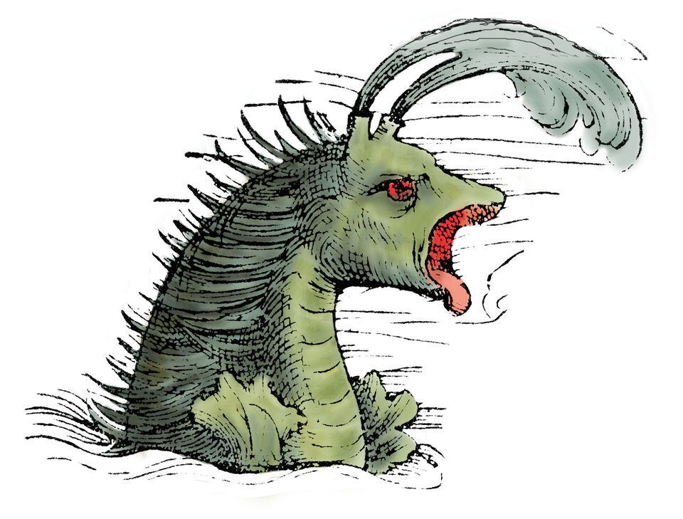 sea monster clipart