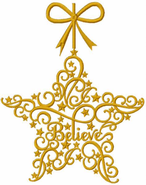 nativity star clipart