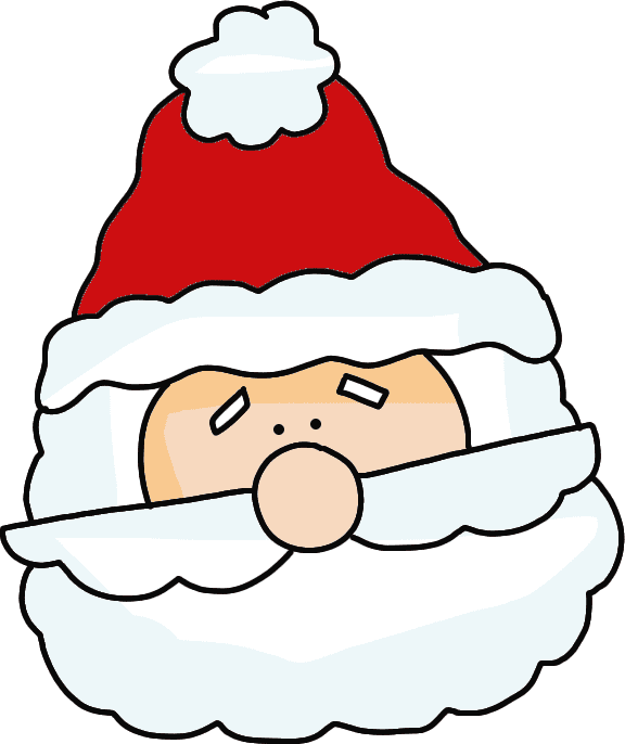 easy santa clipart