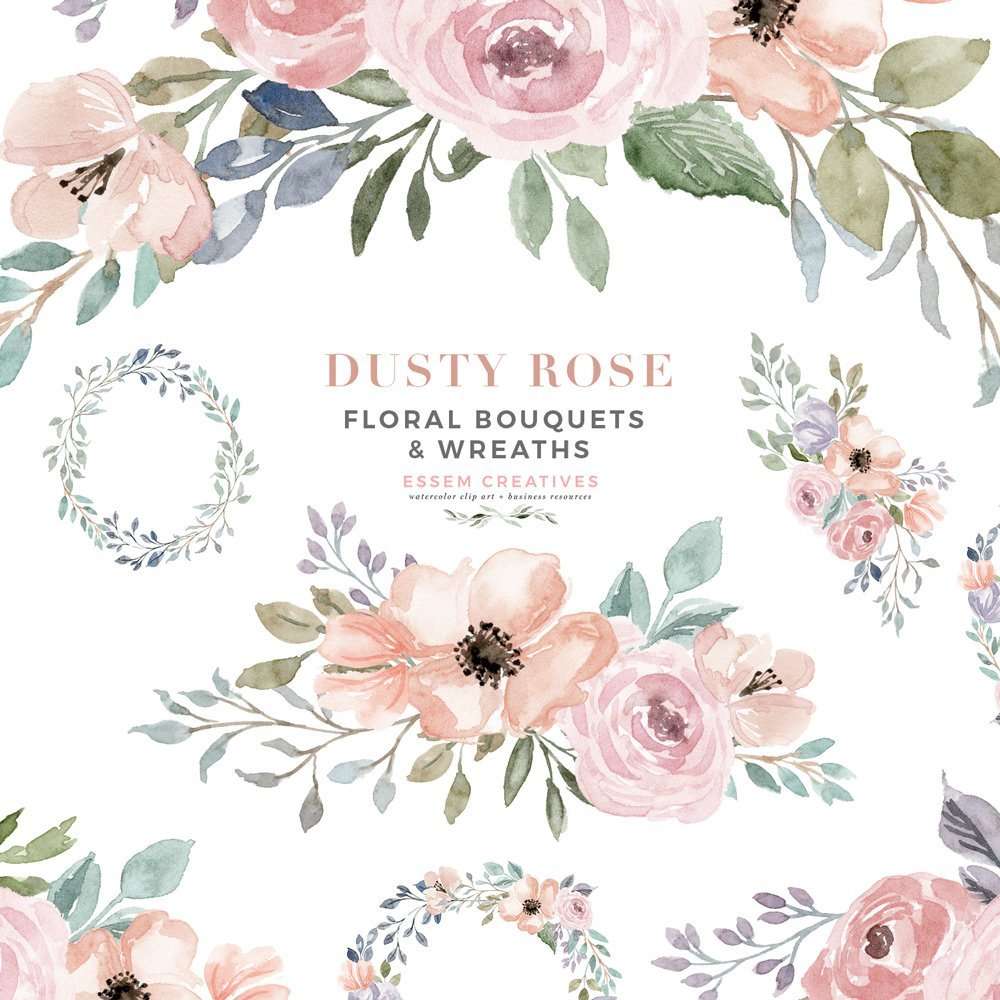 rose border clipart