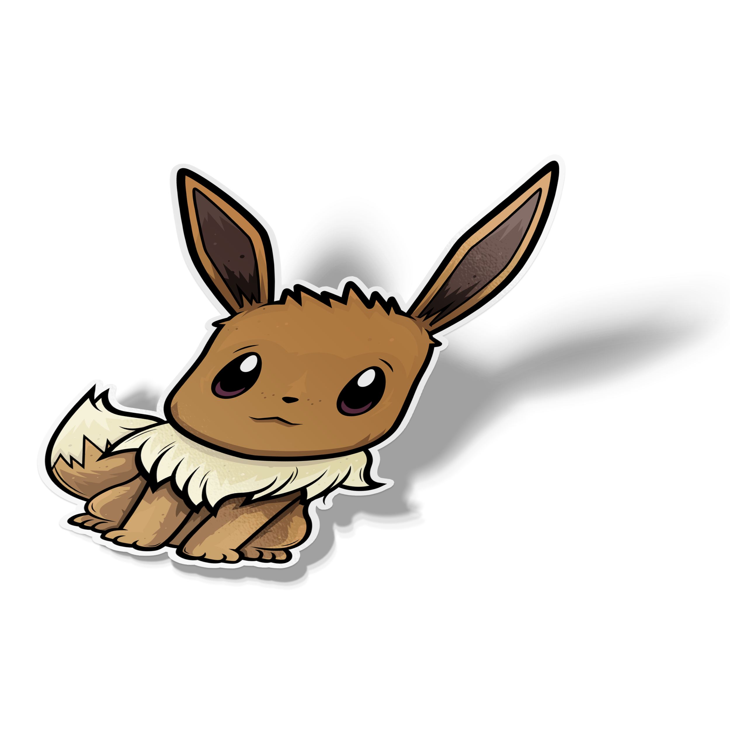 Pokemon Clip Art SVG DXF PNG PDF - Kawaii Eeveelution Illust