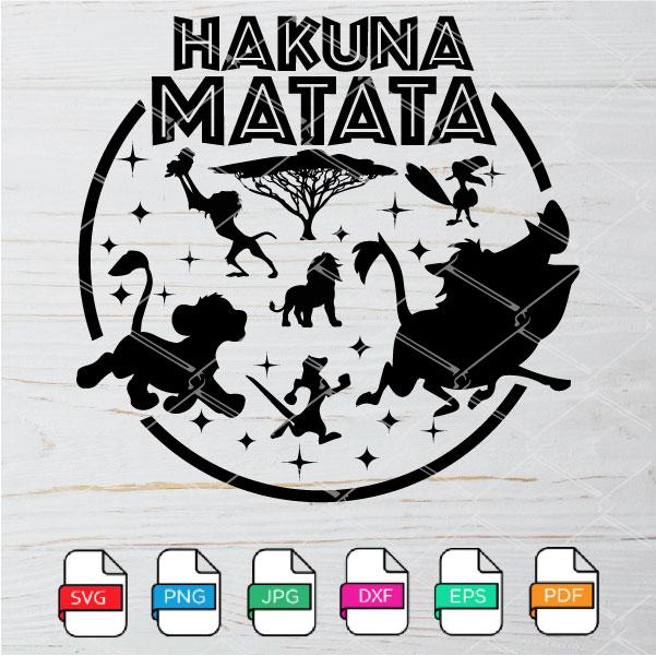 Hakuna matata - no worries,lettering with floral elements. Vector ...