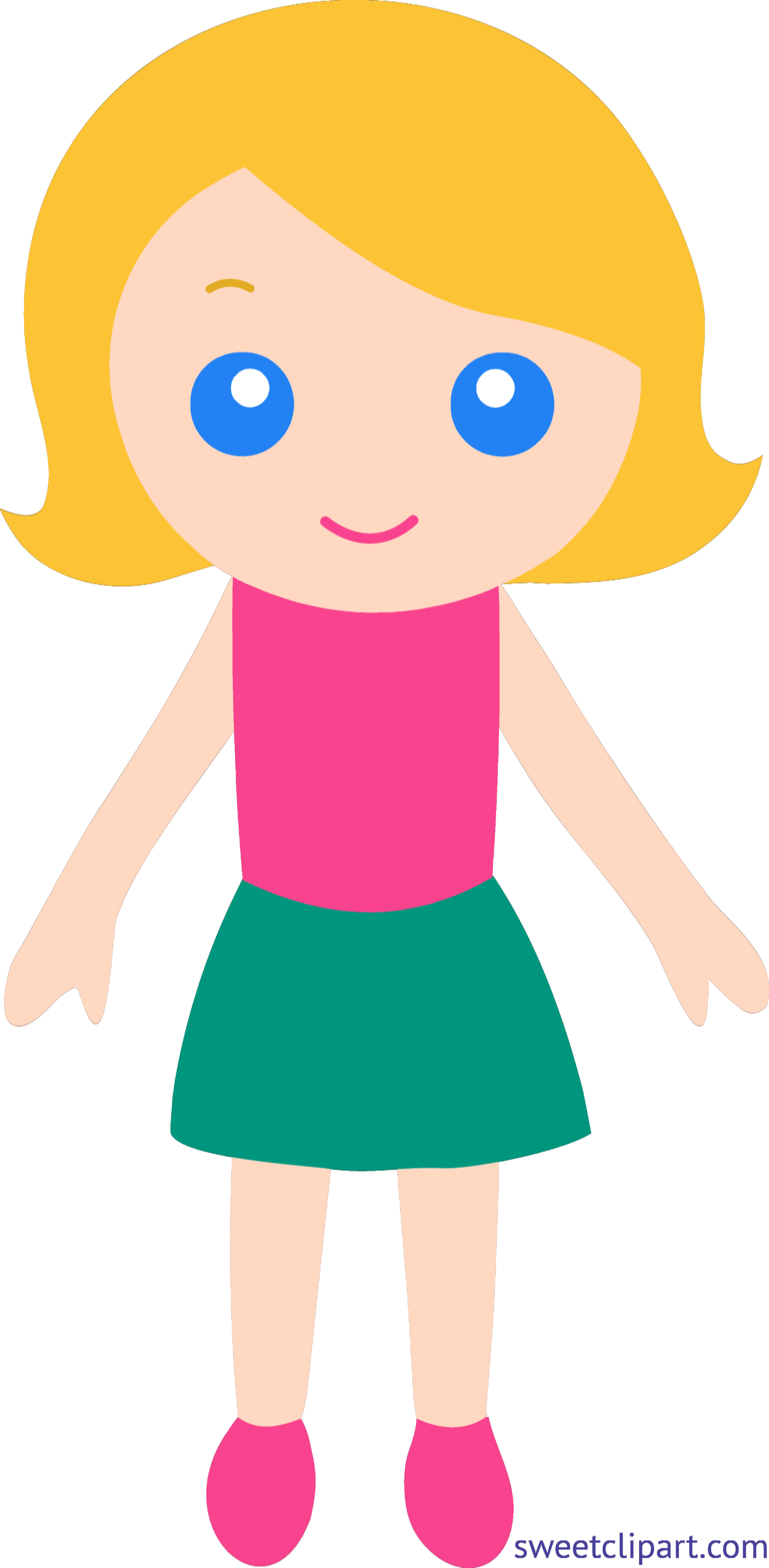 Pretty Blonde Woman clipart. Free download transparent .PNG 
