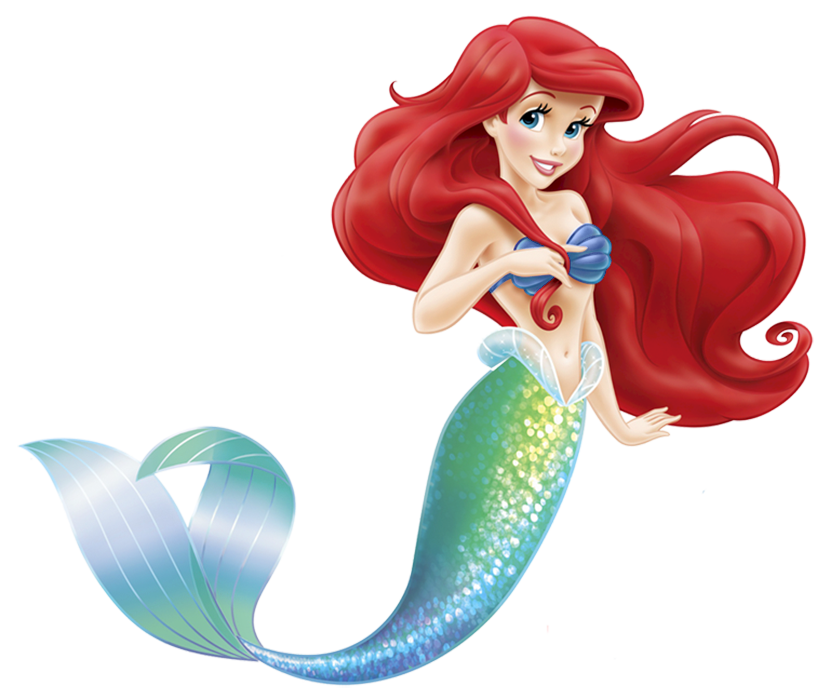 little mermaid birthday clipart