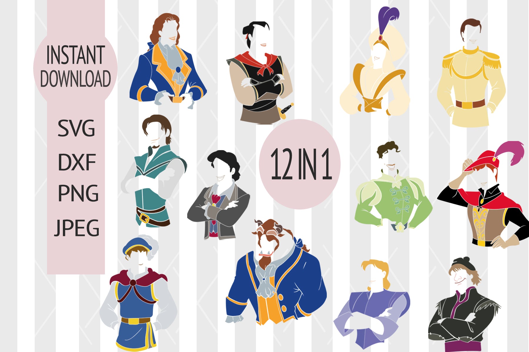 Disney Most Expensive Birthday Ever Silhouette SVG, cutting file, clipart, Disney SVG, Disneyland Clipart, Disney Vocation SVG