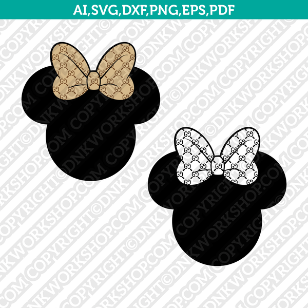 Gucci Svg, Gucci Logo Svg, Gucci Mickey Svg, Gucci Minnie Sv 
