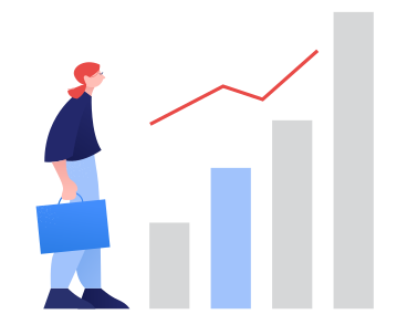 Free Vectors | Women with ambitious working clothes on PC