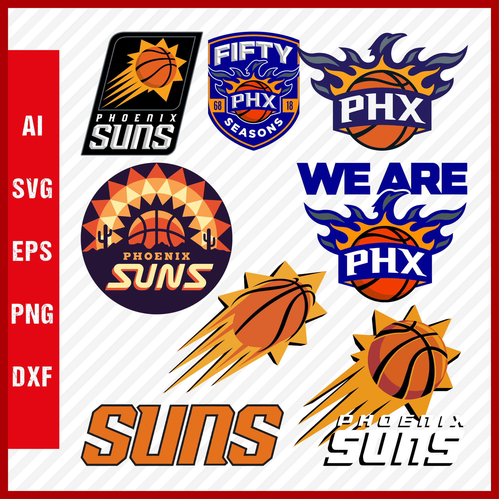 NBA Logo Phoenix Suns, Phoenix Suns SVG, Vector Phoenix Suns - Clip Art ...