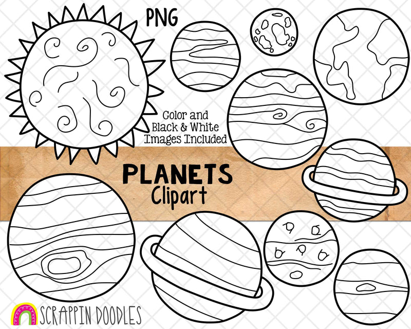 Cute planet Mercury character. Space vector illustrtion Stock 