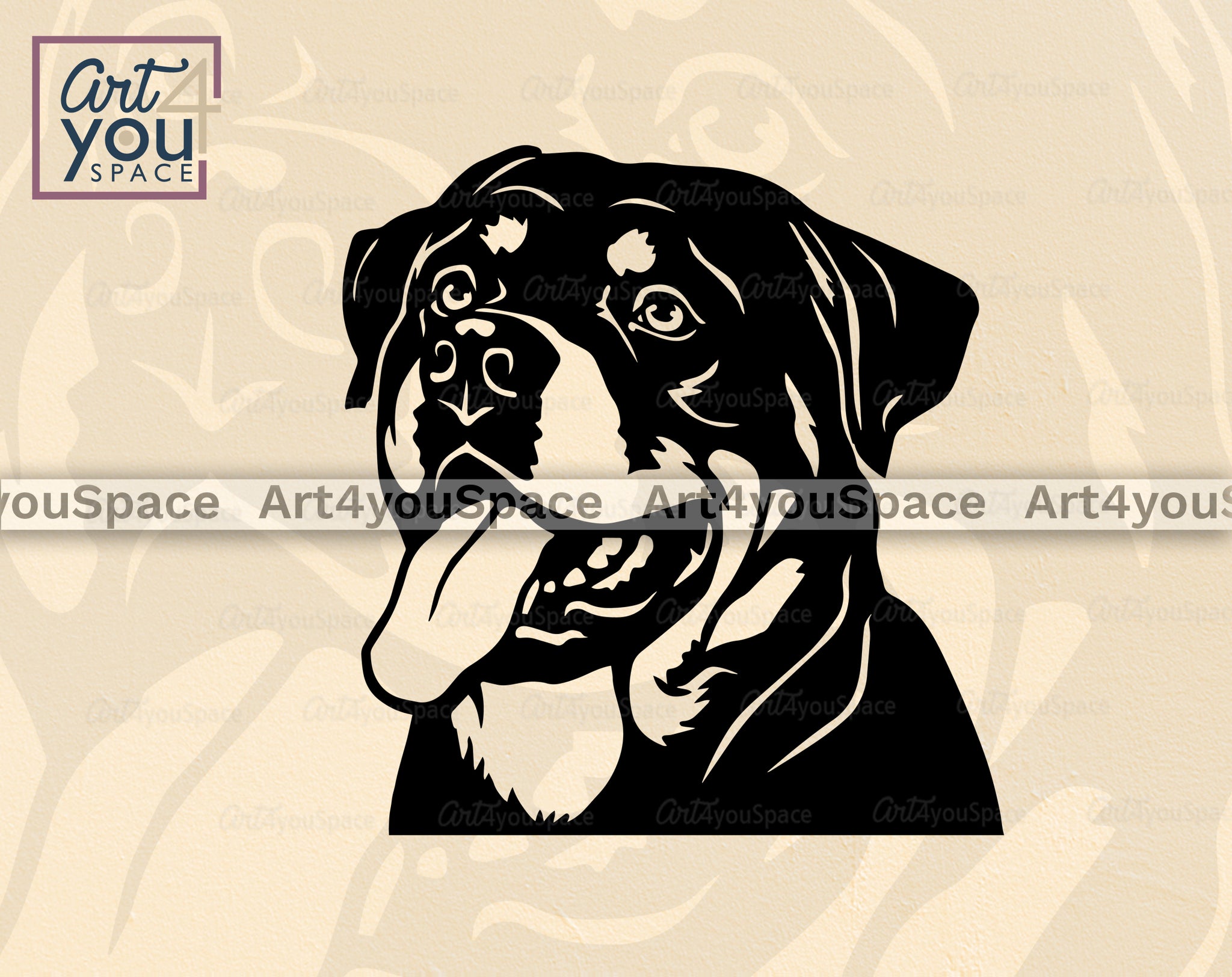 rottweiler clipart