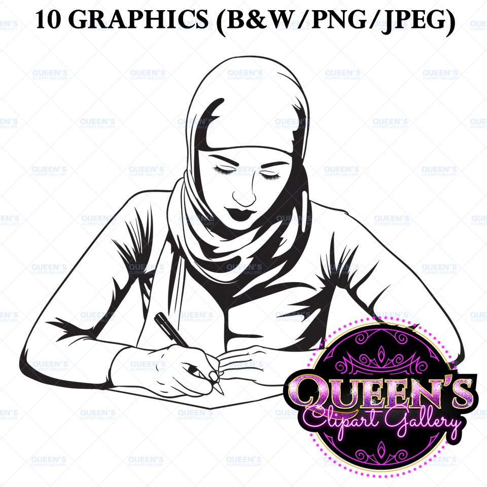 hijabi clipart