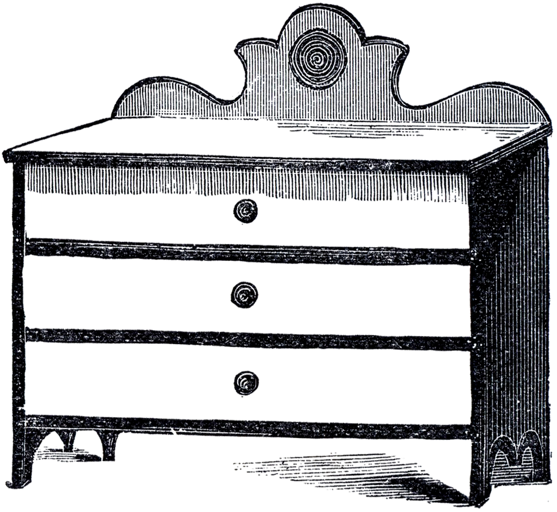 dresser clipart
