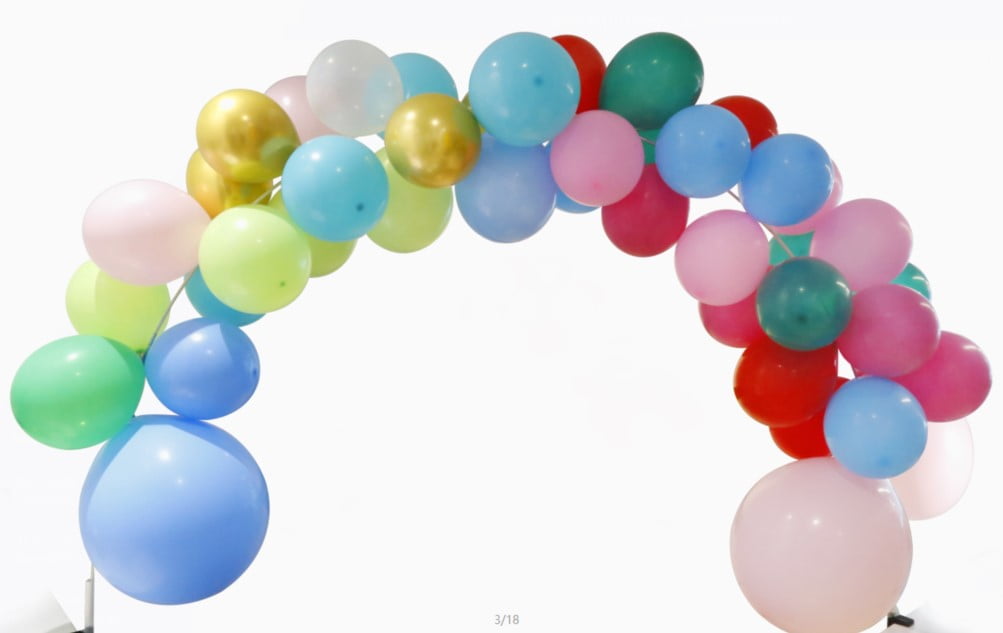 Pastel Rainbow Balloons Clipart By Digital Curio