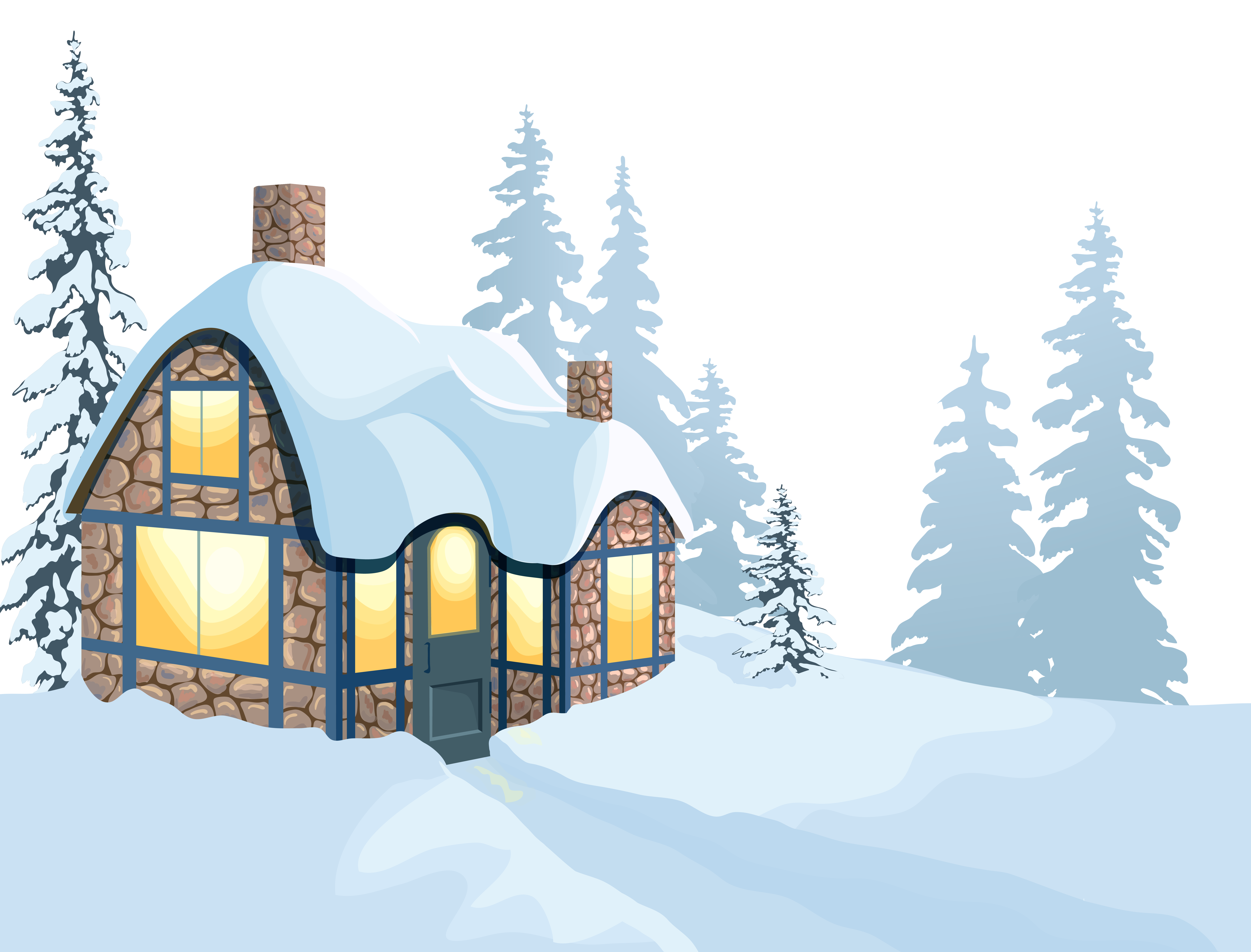 snowing clipart