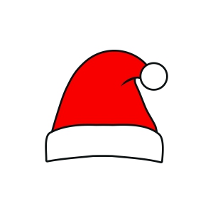 easy santa clipart