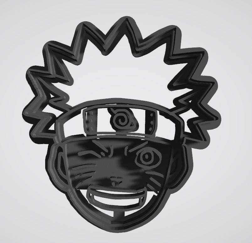 naruto clipart black and white