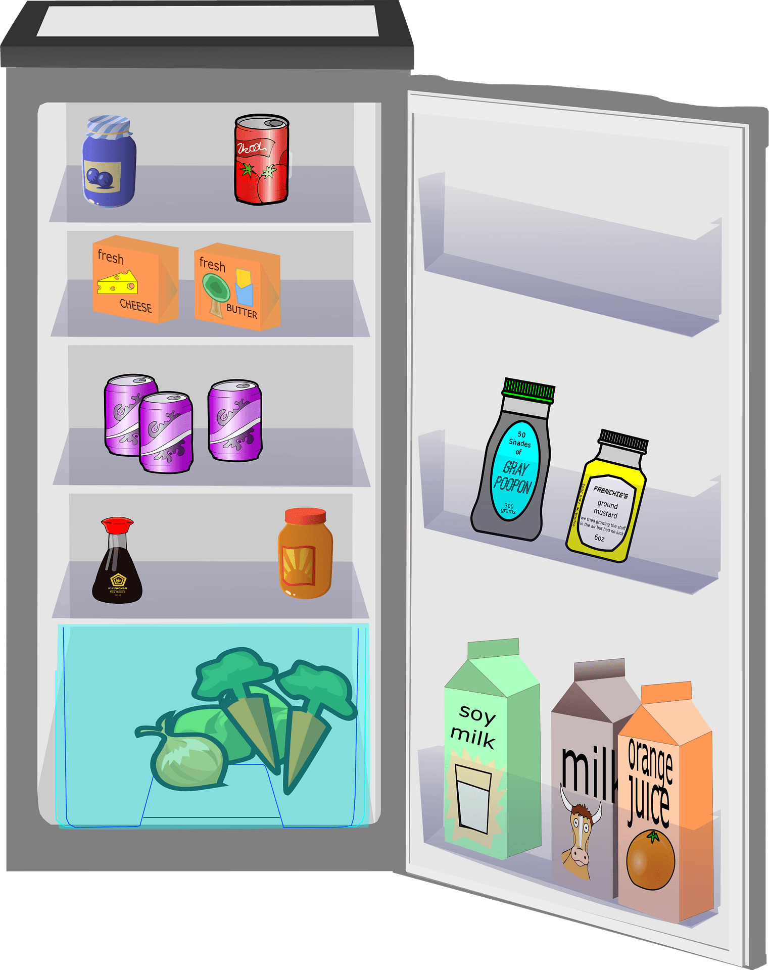 Refrigerator Clip Art at Clker.com - vector clip art online - Clip Art ...