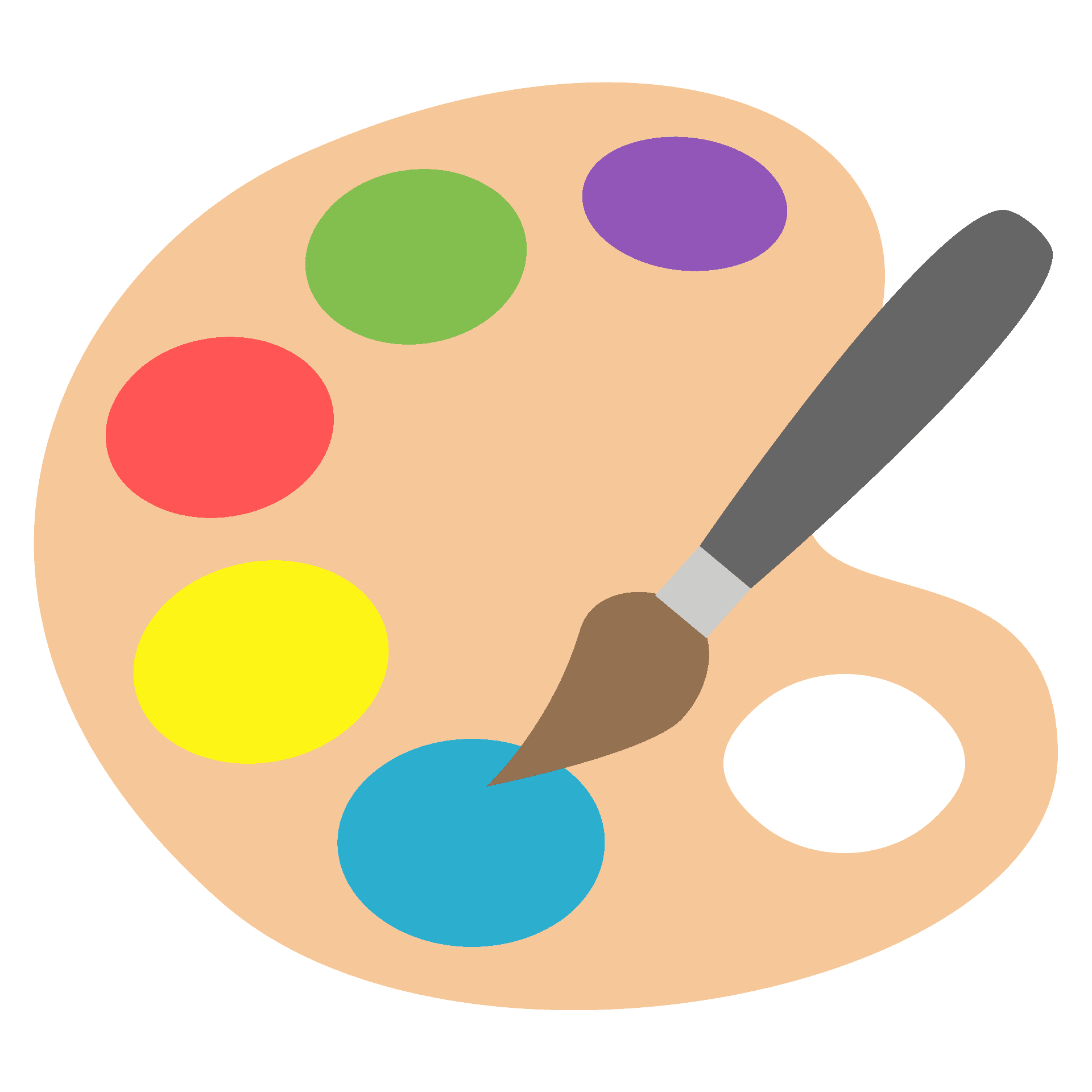 Paint Palette SVG 