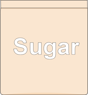 Sugar bag - Free food and restaurant icons - Clip Art Library