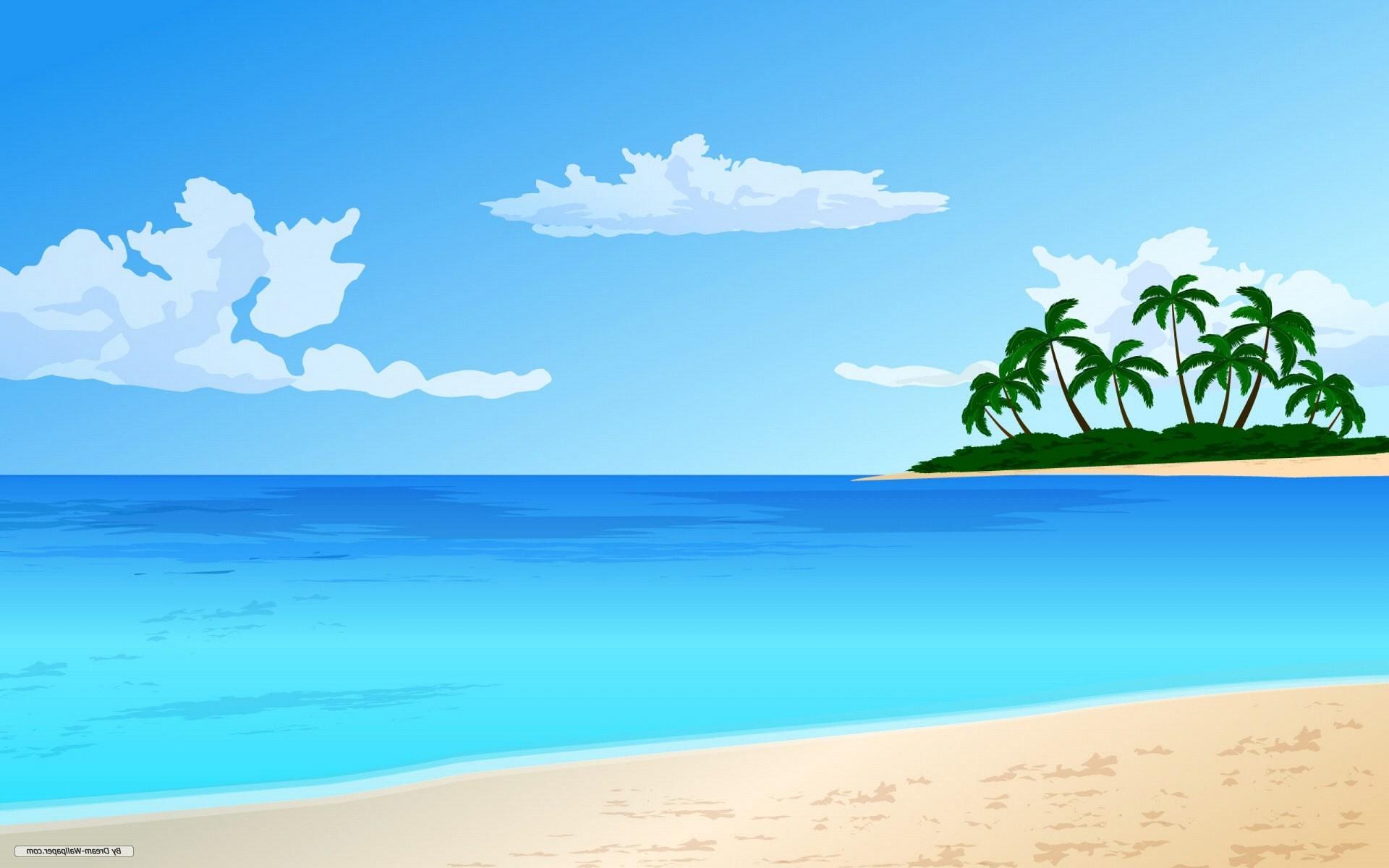 beach clipart background