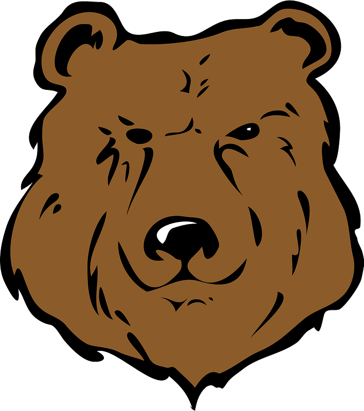 bear head clipart