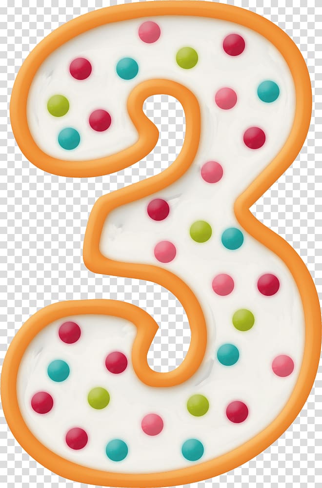 birthday number 3 clipart