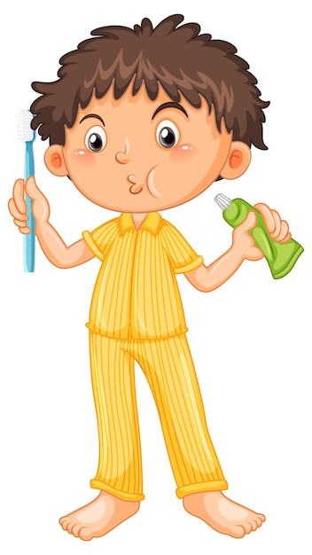 brushing hair clipart