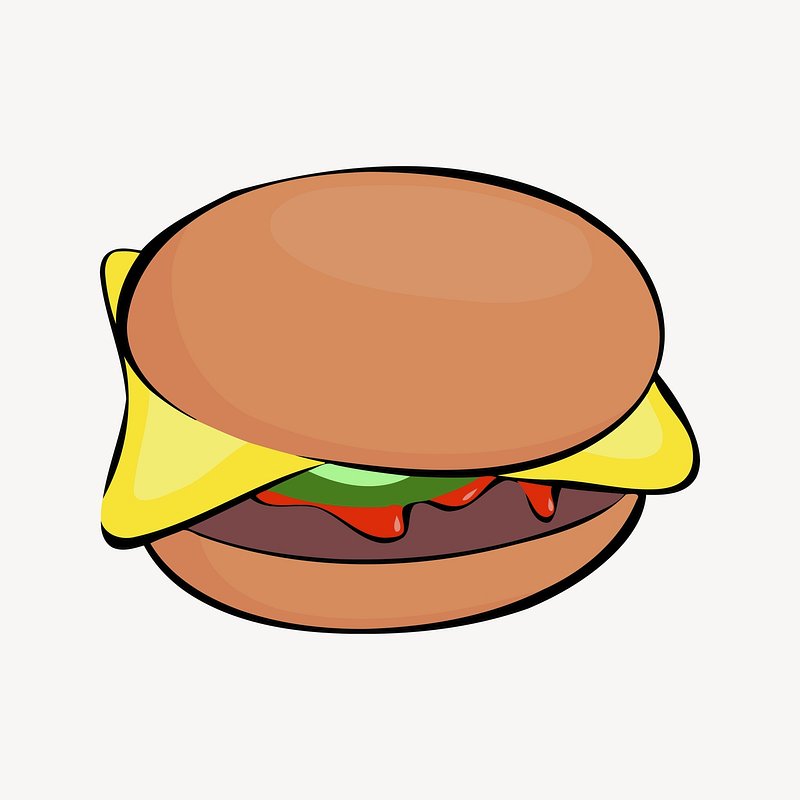 cheeseburger clipart