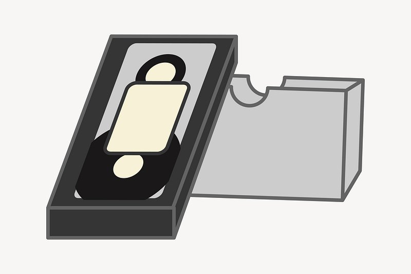 Clip art of black VHS tape Stock Vector | Adobe Stock