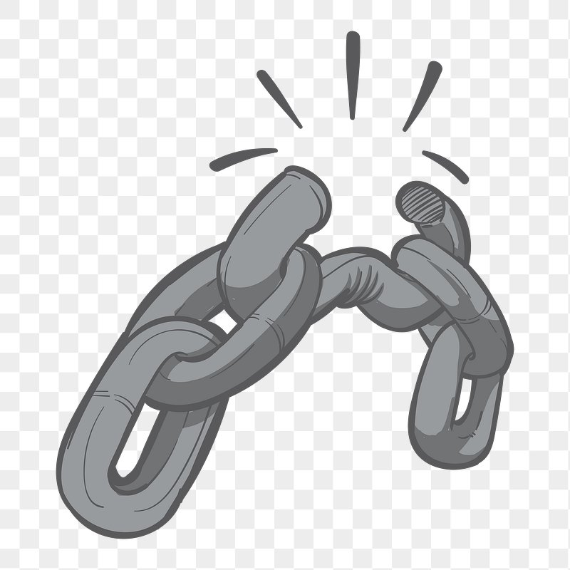 Ball and chain broken - Openclipart