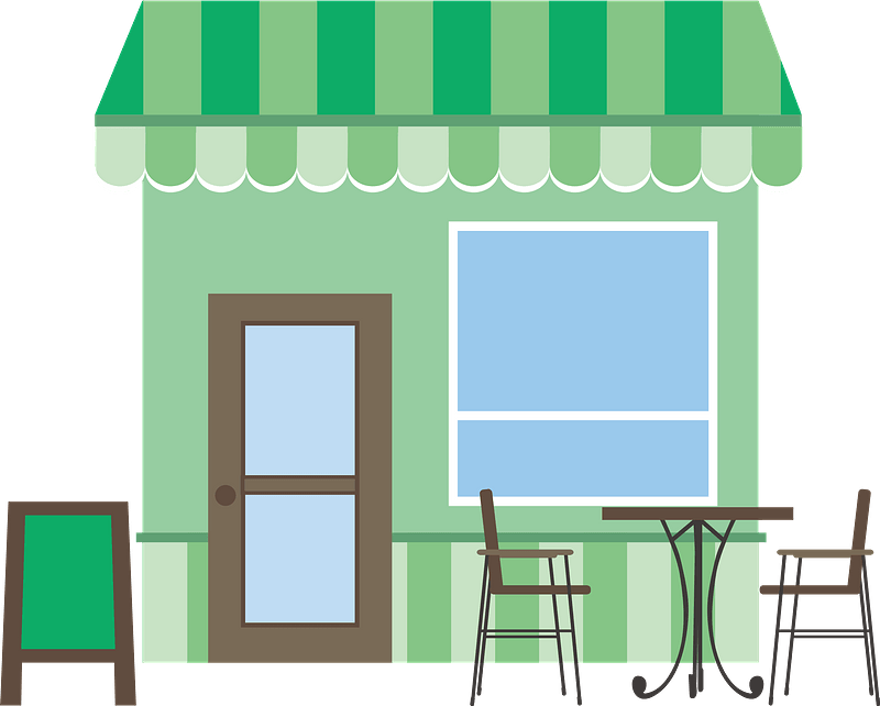 Restaurant Picture for Classroom / Therapy Use - Great Restaurant 